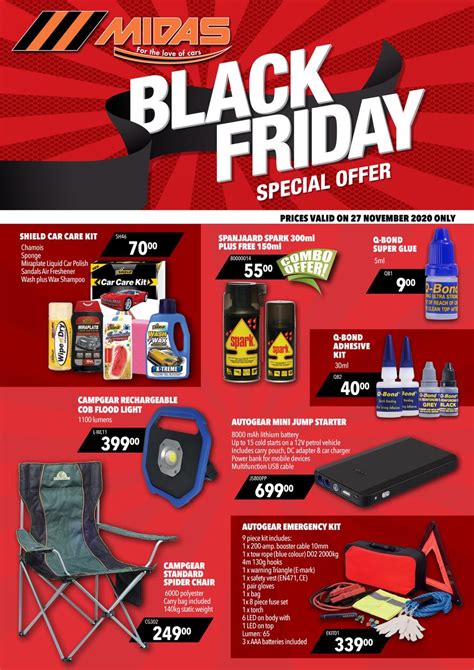 Midas Black Friday Sales 2020 .